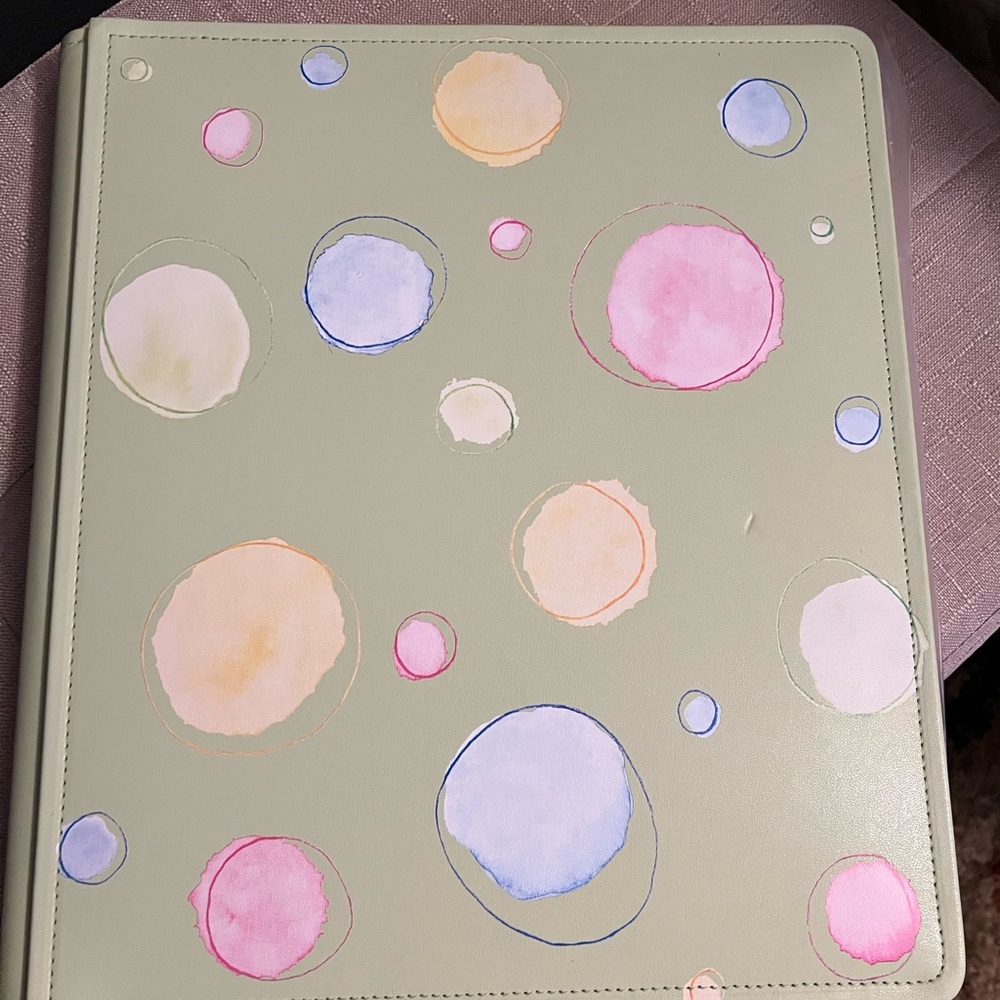 Green PicFolio Milestones Album with Colorful Dots by Creative Memories - Picture 2 of 6